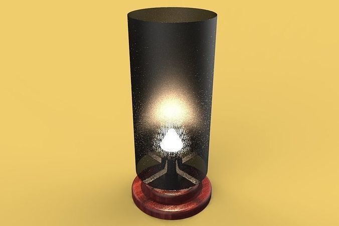 Nightlight  VINTAGE WOODEN SLEEPING LAMP  3D model