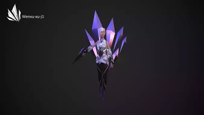 WanXuxu woman holding sword