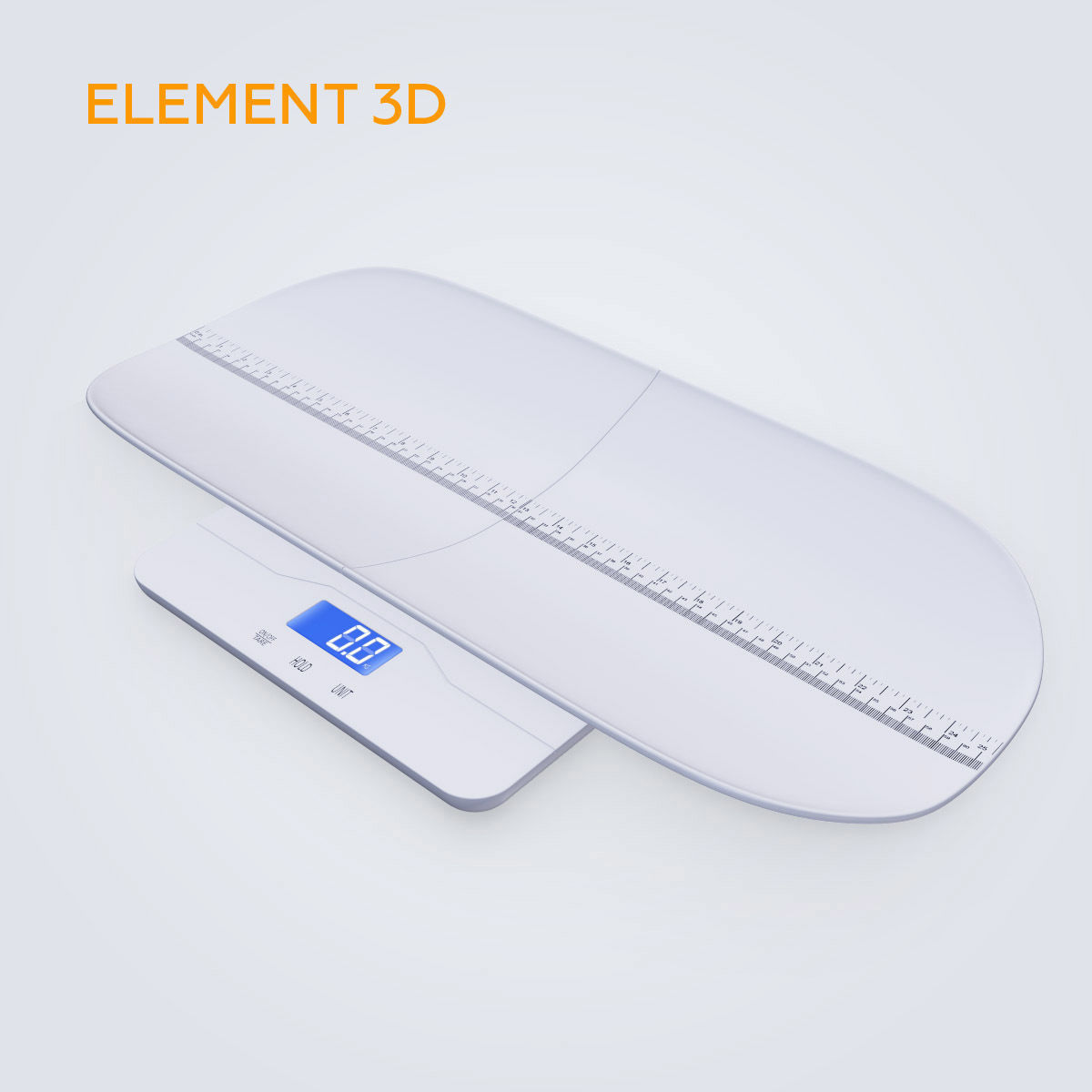 Infant Scales 3D model_9