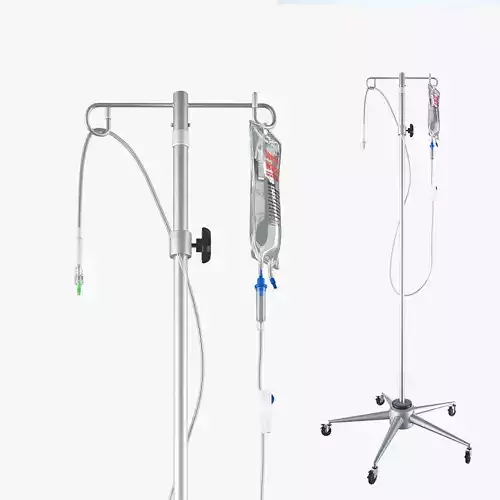 IV Stand Bag 3D model