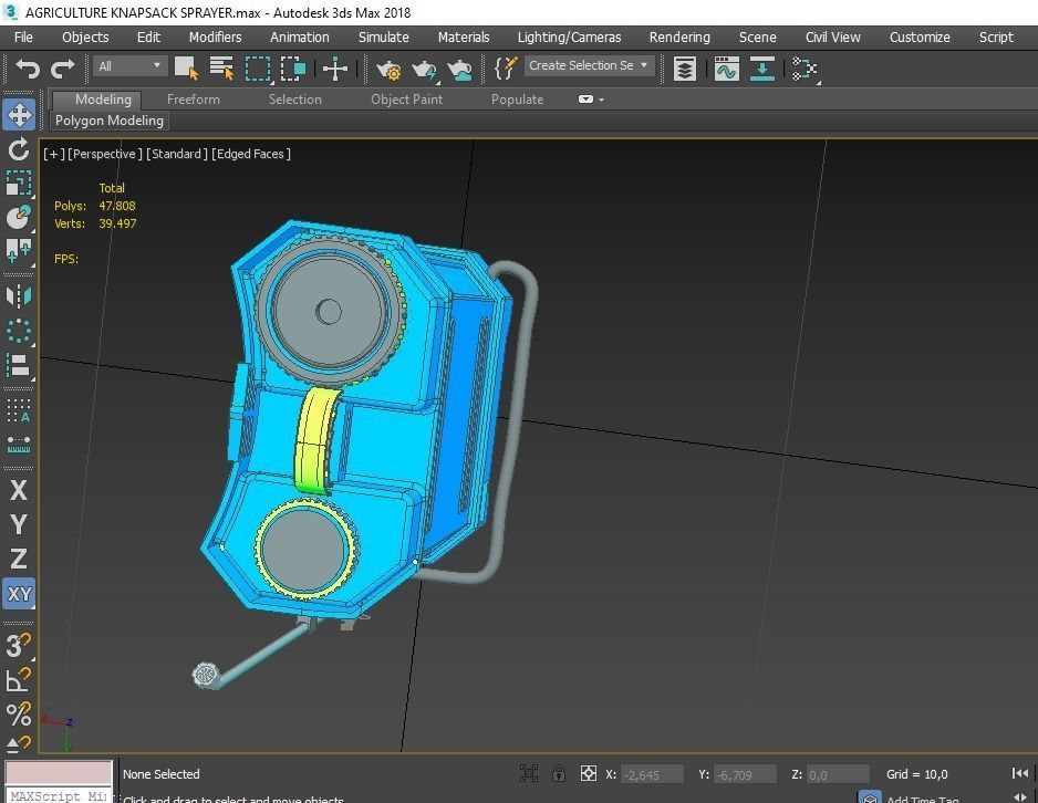 AGRICULTURE KNAPSACK SPRAYER 3D model_10