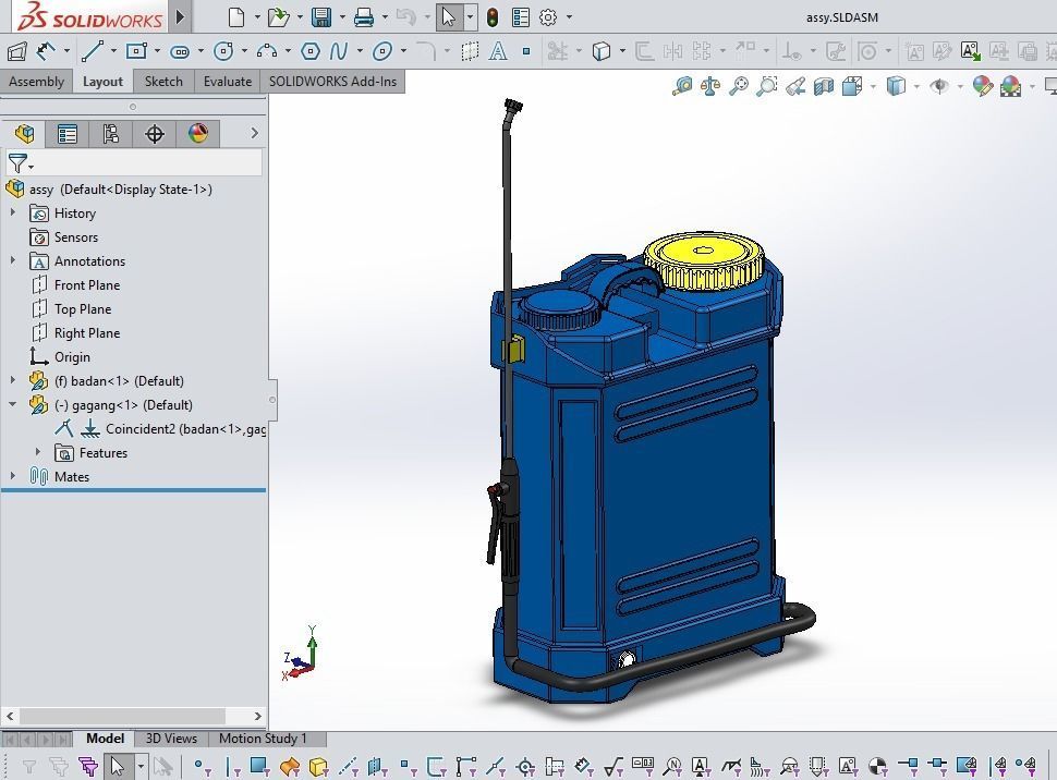 AGRICULTURE KNAPSACK SPRAYER 3D model_8
