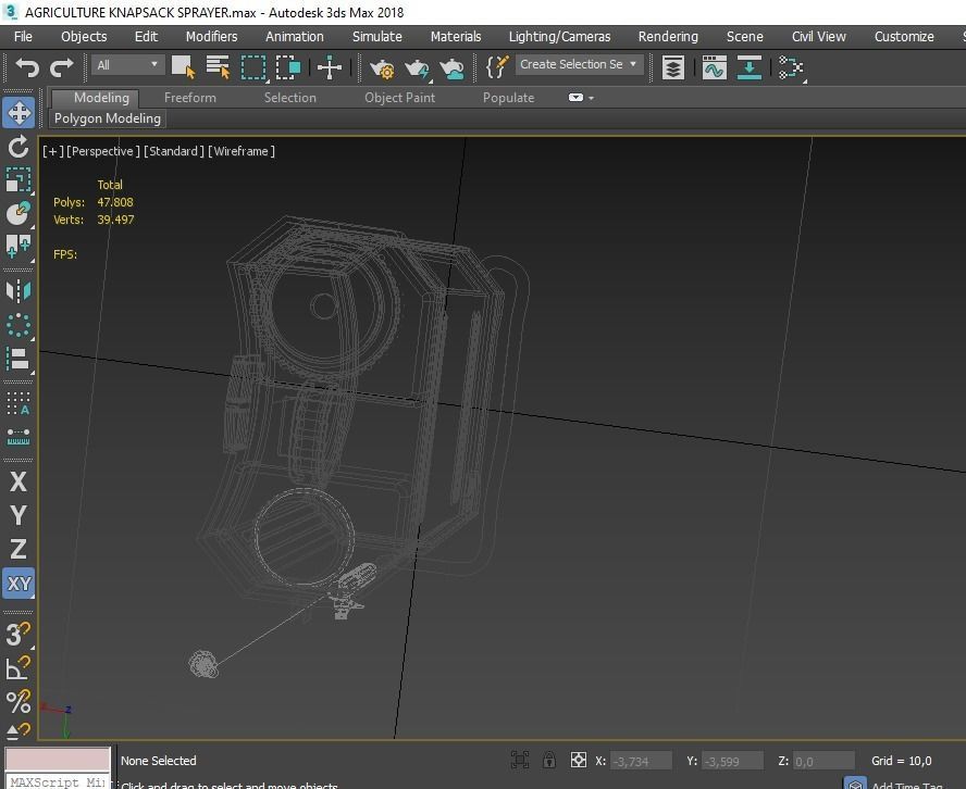 AGRICULTURE KNAPSACK SPRAYER 3D model_11