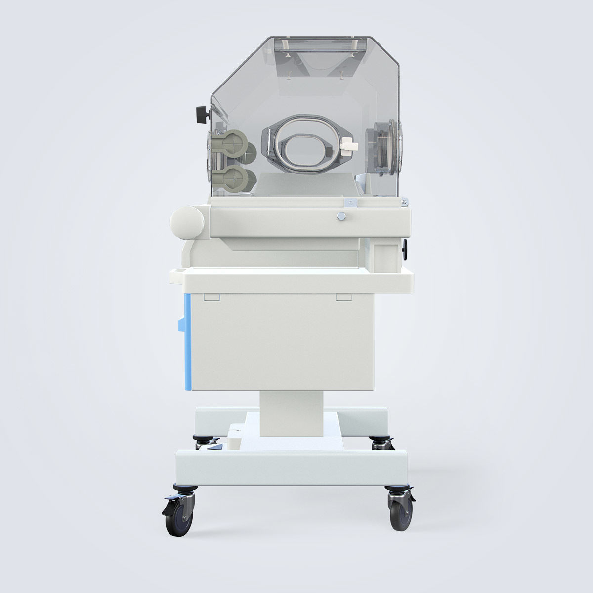 Medical Infant Incubator 3D model_3