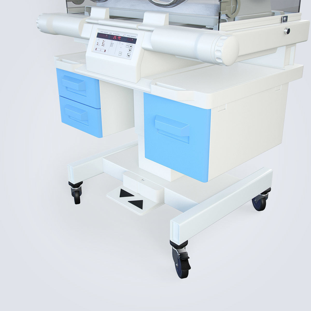 Medical Infant Incubator 3D model_19