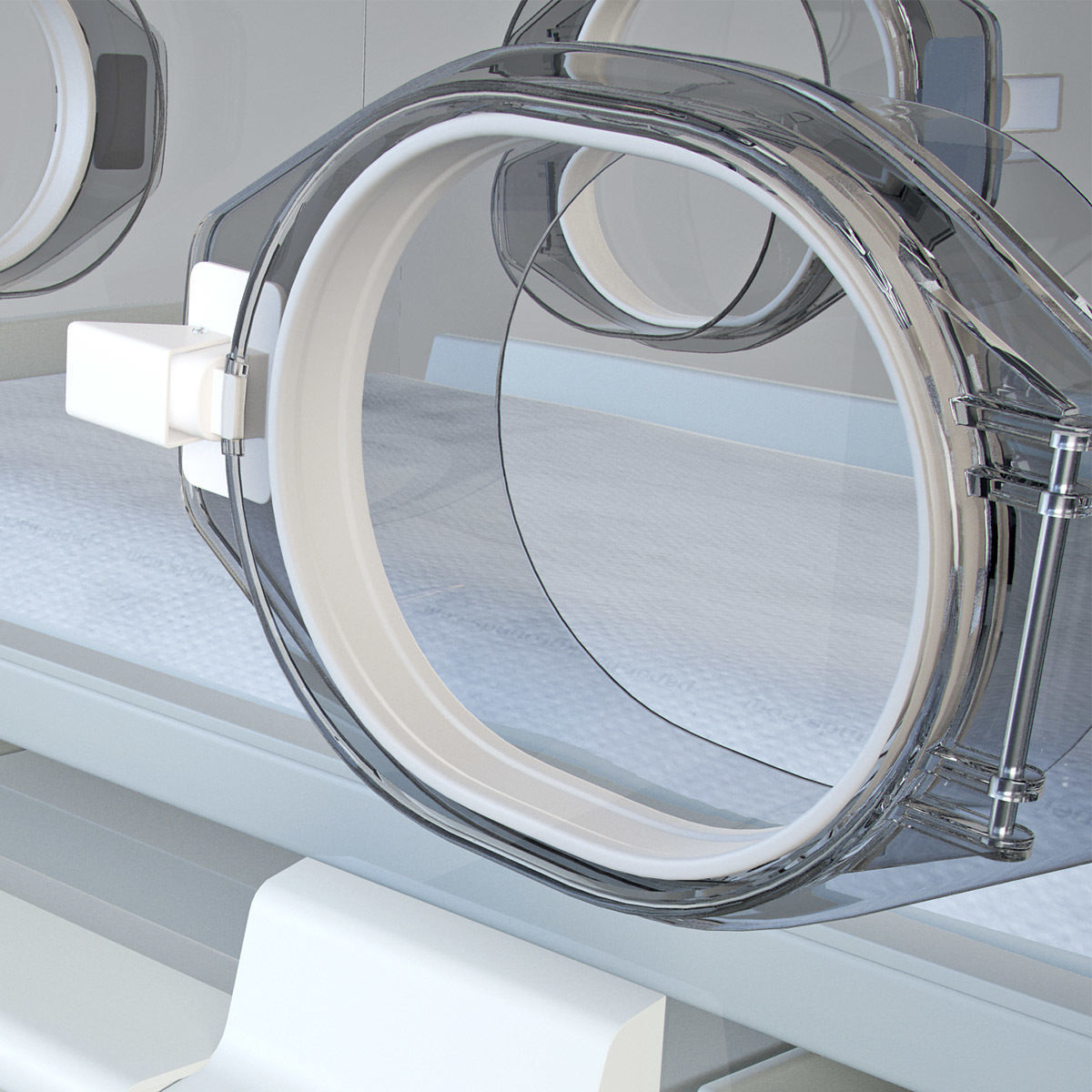 Medical Infant Incubator 3D model_24