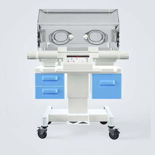 Medical Infant Incubator 3D model