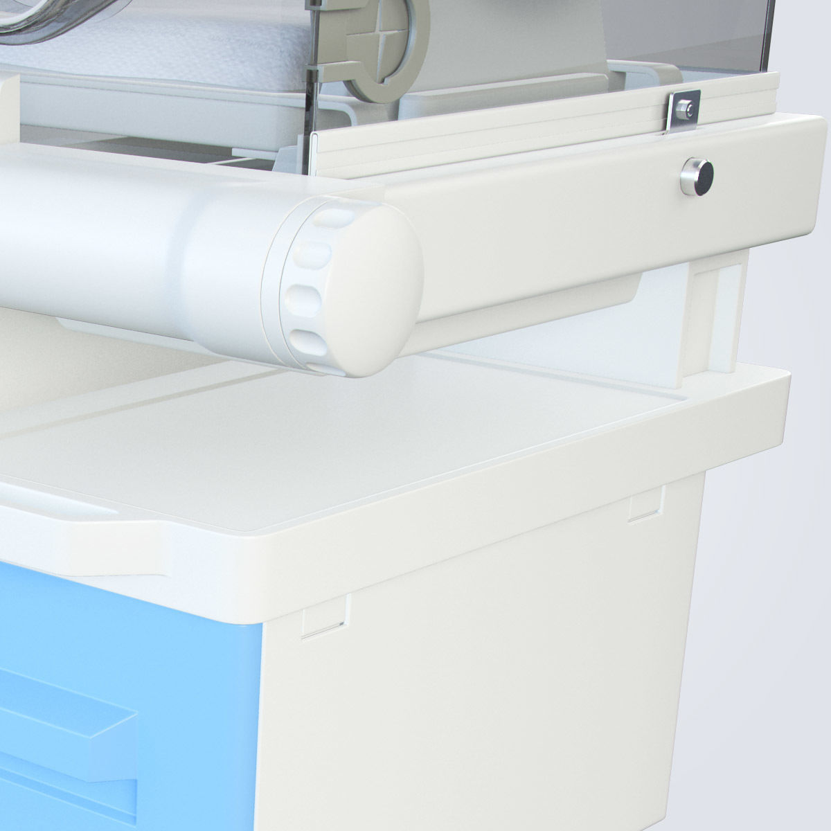 Medical Infant Incubator 3D model_21