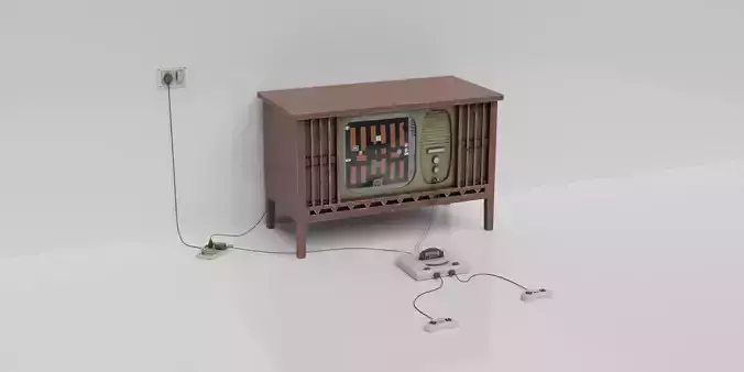 Retro Video Game Console