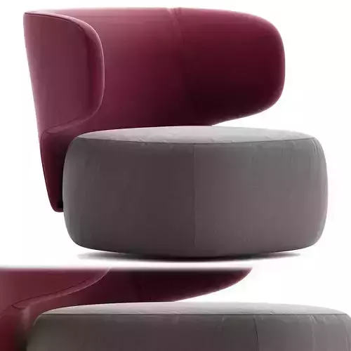 BASEL CHAIR - Armchairs from SOFTLINE 3d model