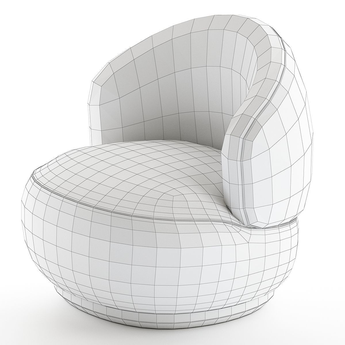 OCCASIONAL - SEATING - PRODUCTS - NUEVO 3d model Low-poly 3D model_1