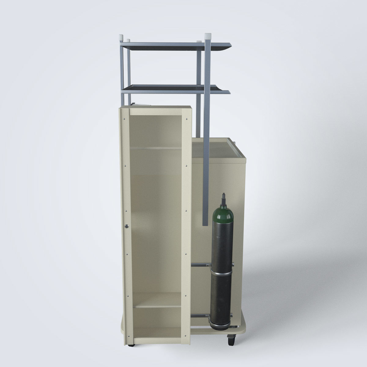 Medical Supply Cart 3D model_8