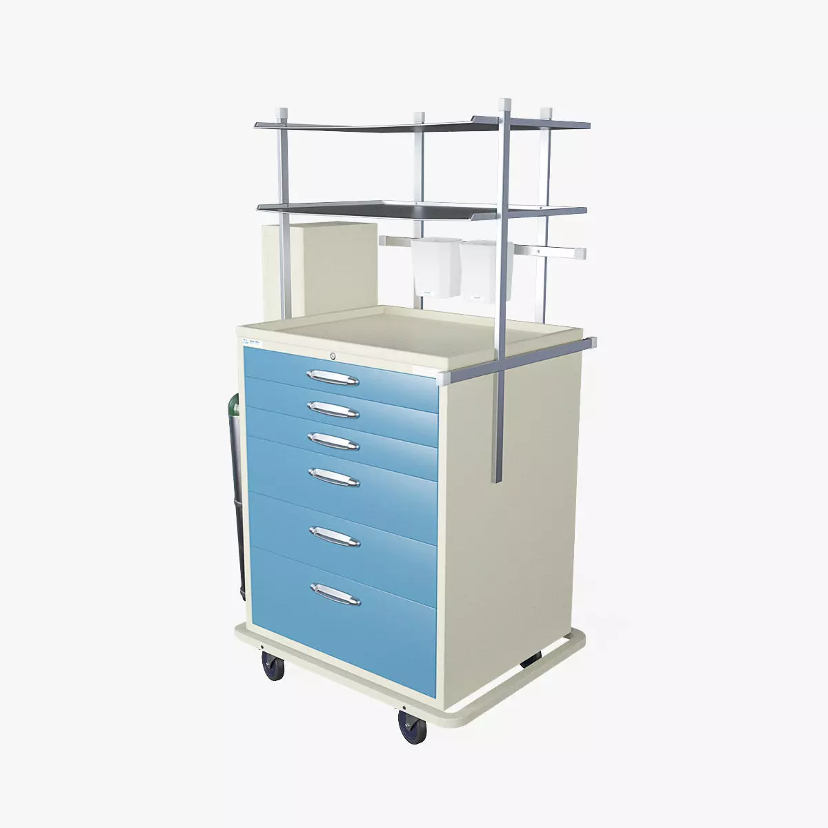 Medical Supply Cart 3D model_0