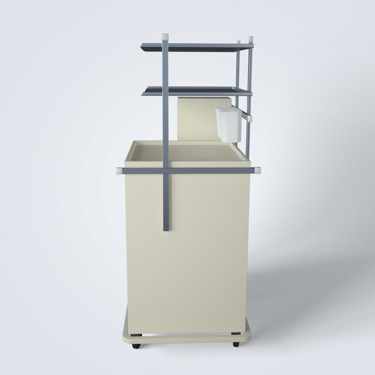Medical Supply Cart 3D model_4