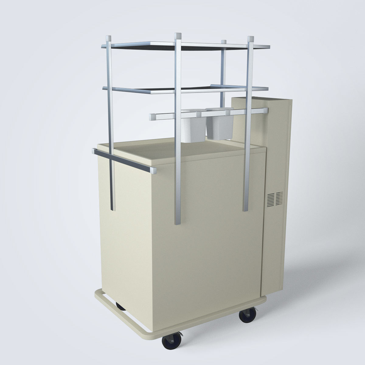 Medical Supply Cart 3D model_5