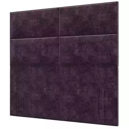 Linear Upholstered Headboard 3d model