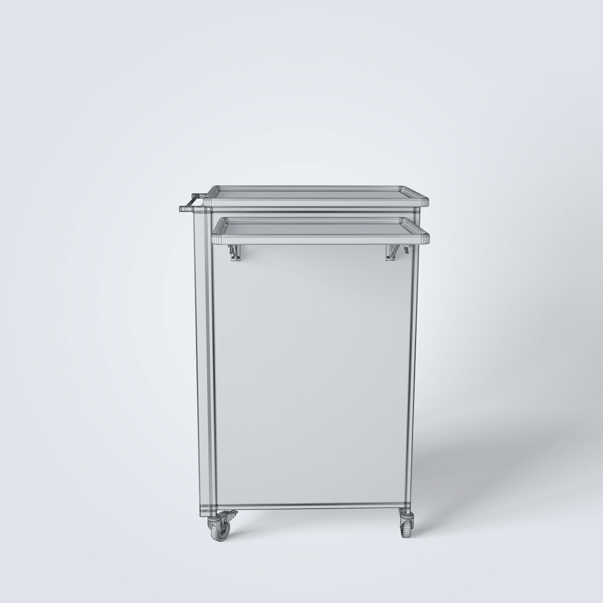 Medical Supply Cart 3D model_15
