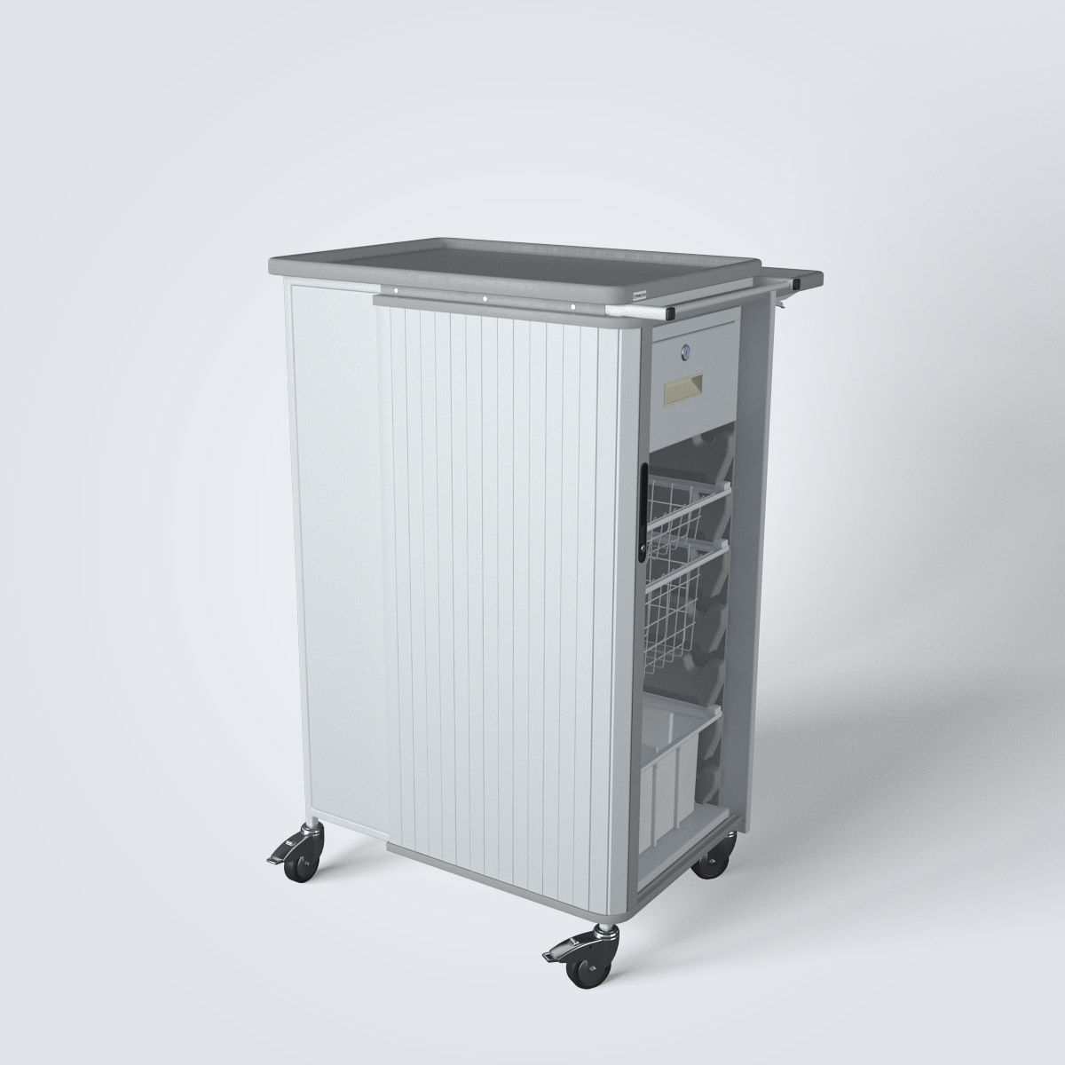 Medical Supply Cart 3D model_9