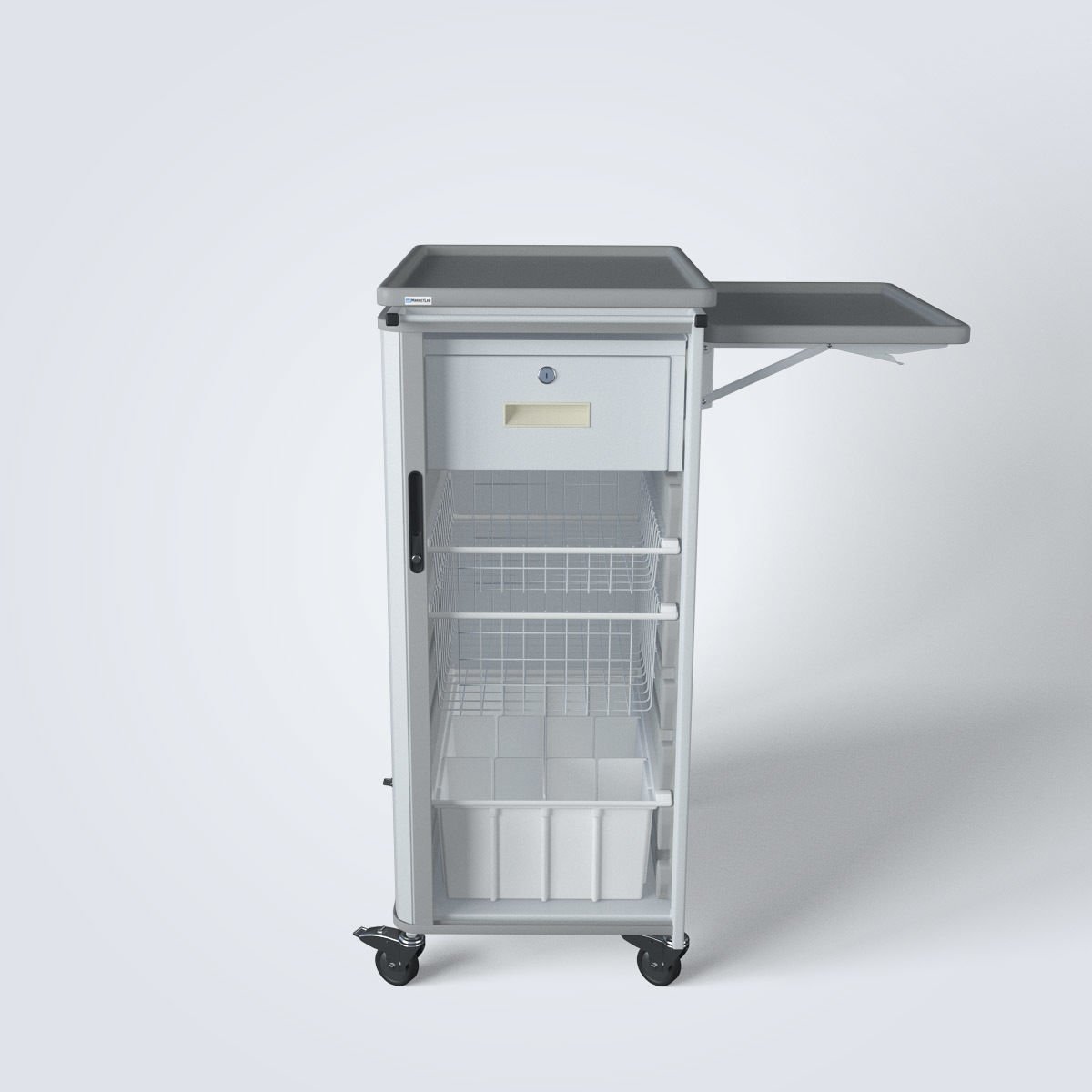 Medical Supply Cart 3D model_2