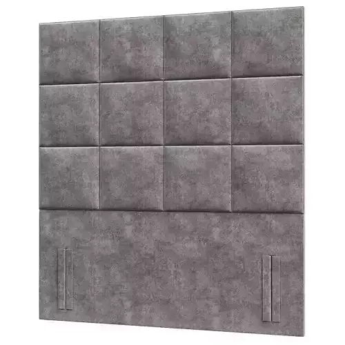Metro Upholstered Headboard 3d model