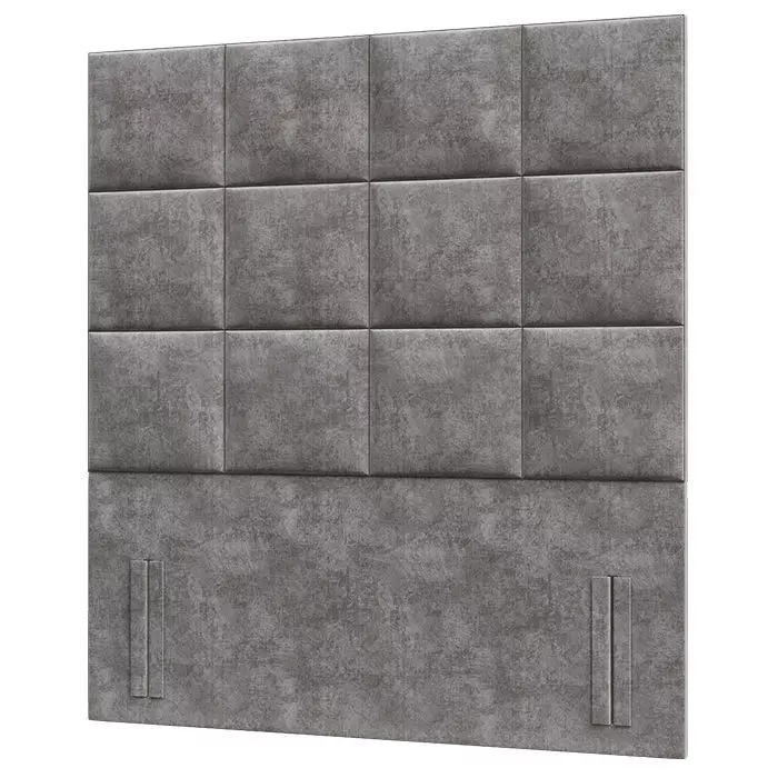 Metro Upholstered Headboard 3d model Low-poly 3D model_0