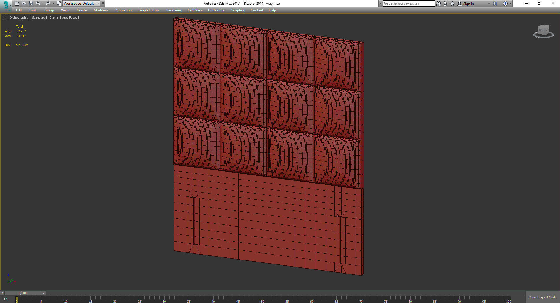 Metro Upholstered Headboard 3d model Low-poly 3D model_2