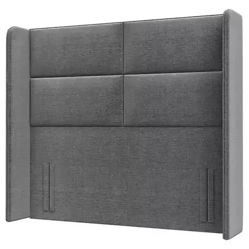 Linear Winged Headboard 3d model