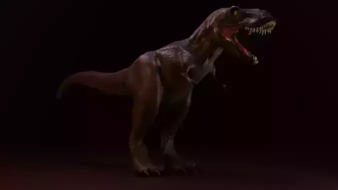 Medium poly T-rex