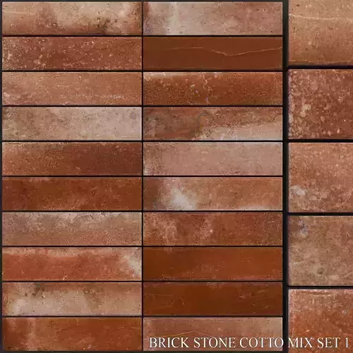 Yurtbay Seramik Brick Stone Cotto Mix Set 1
