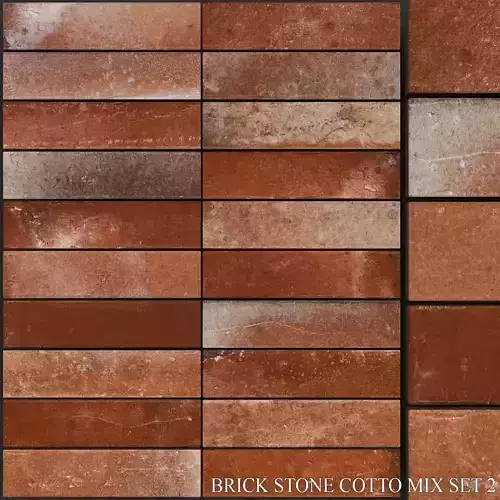 Yurtbay Seramik Brick Stone Cotto Mix Set 2