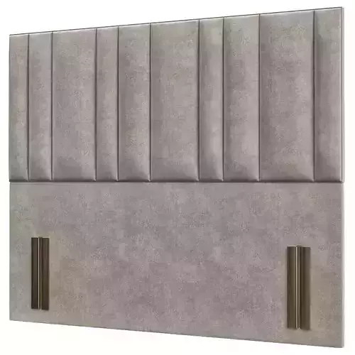 Multi-tubes Upholstered Headboard 3d model