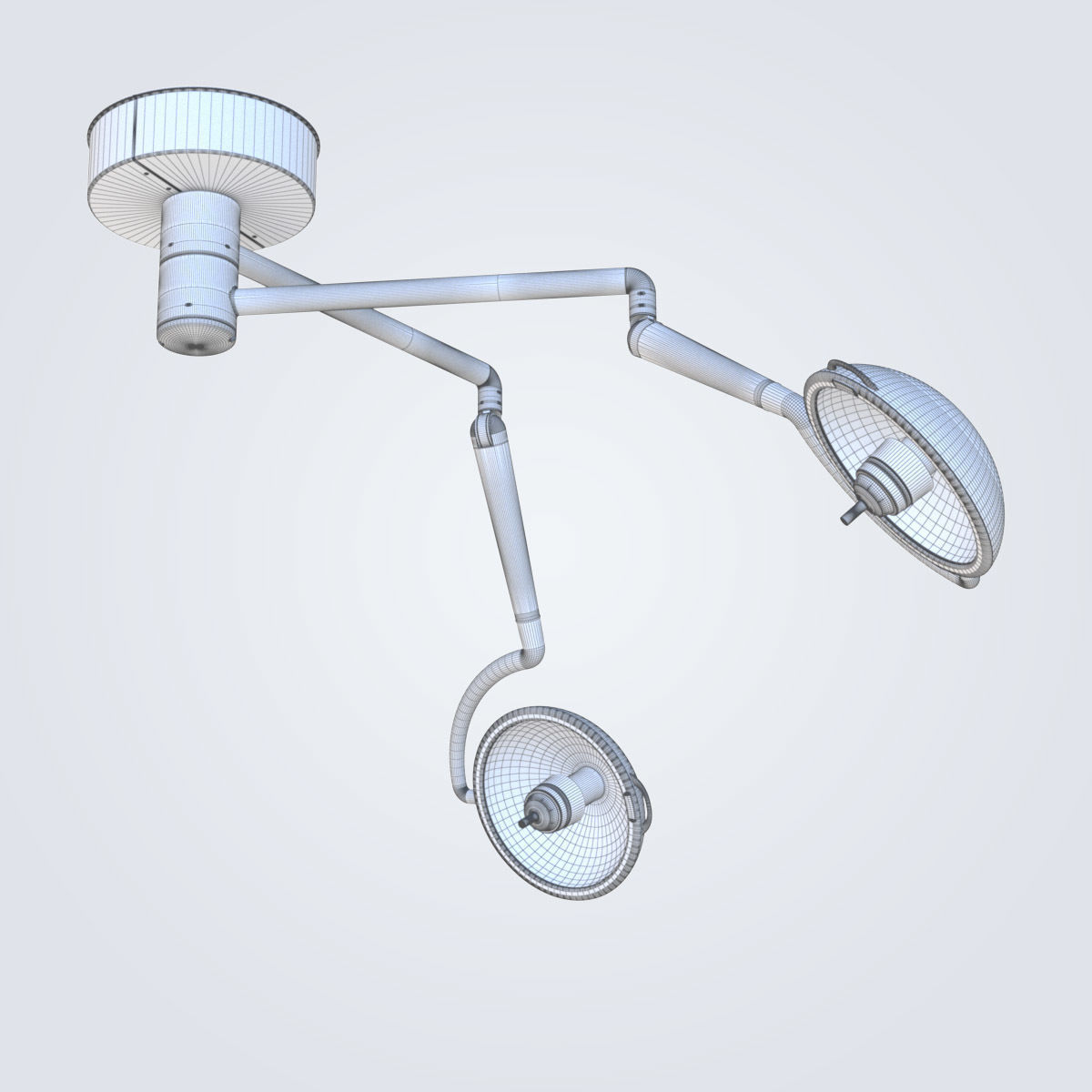 Surgical Light Two Halide 3D model_25