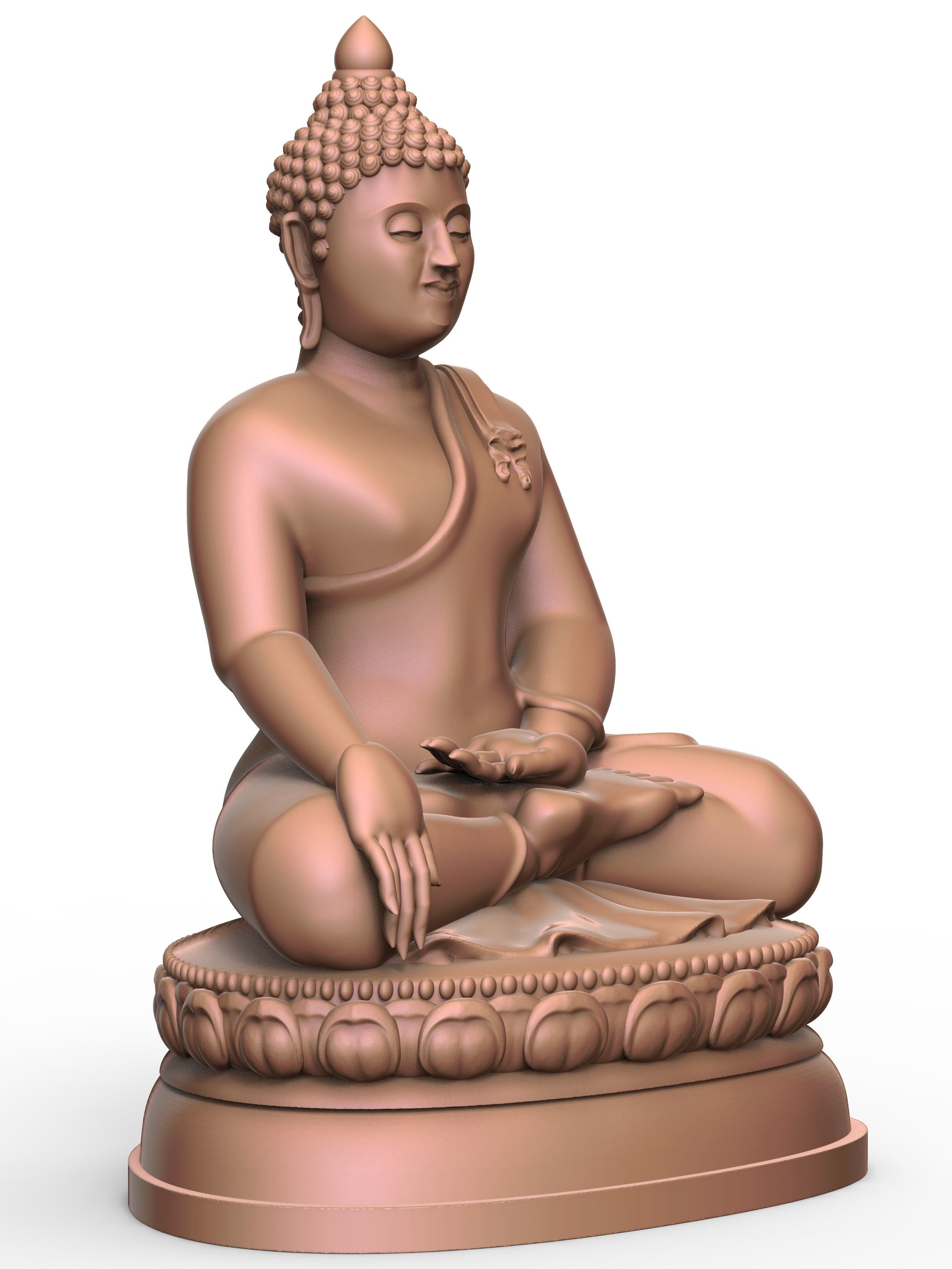 Buddha Sing 1  3D print model_3