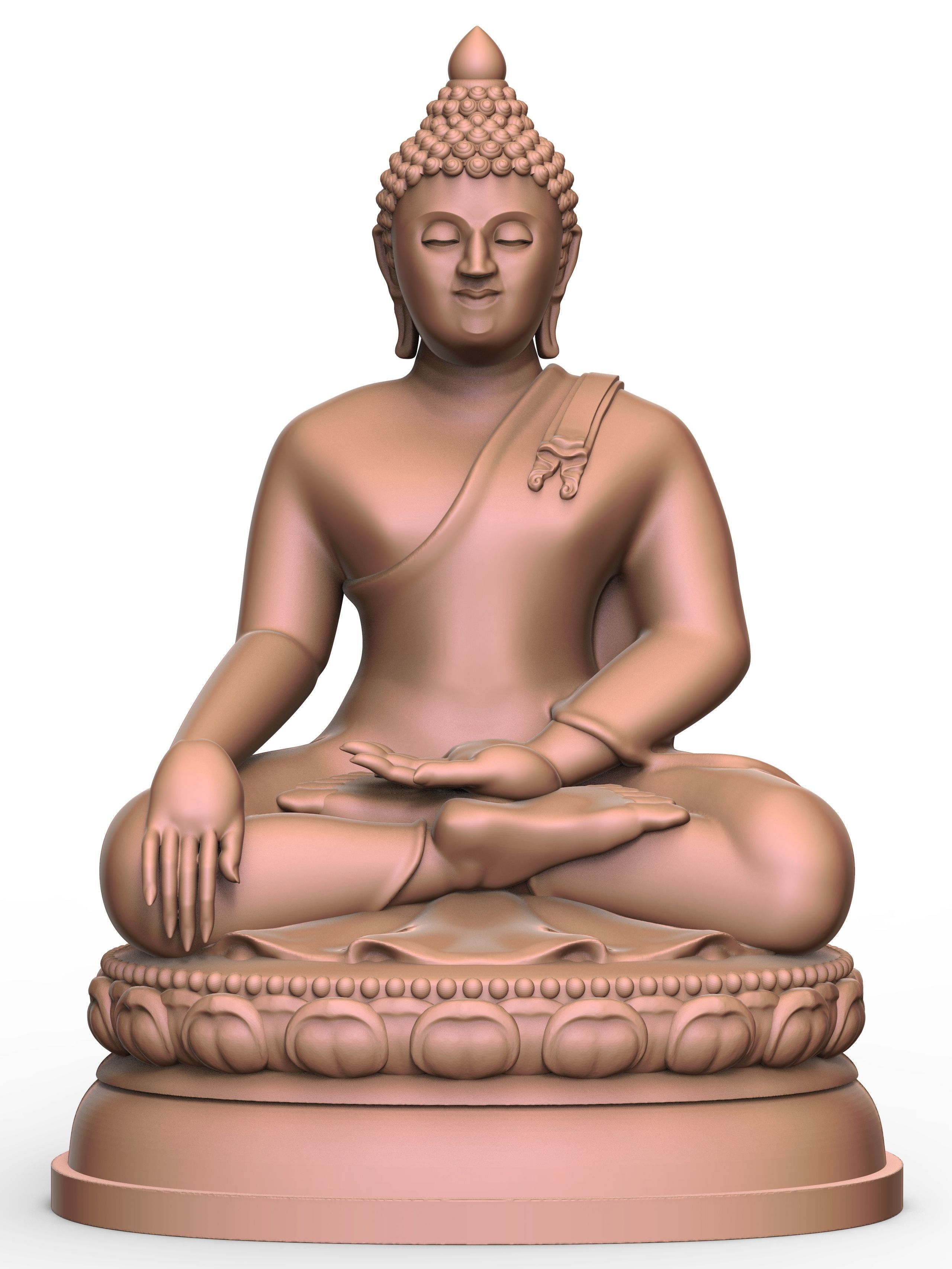 Buddha Sing 1  3D print model_1