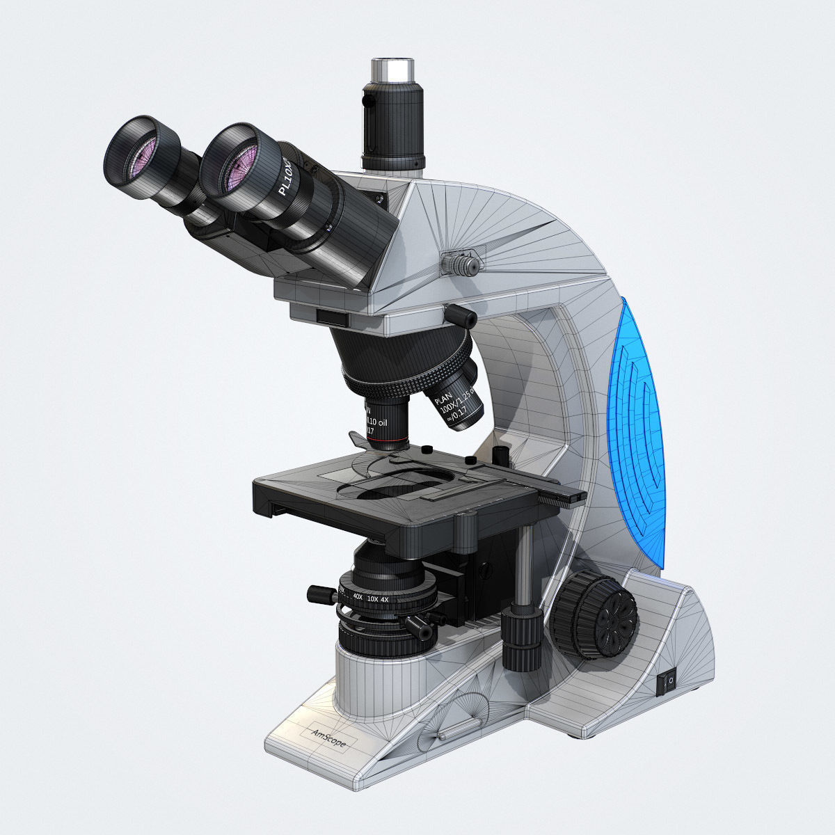 Optical Microscope 3D model_28