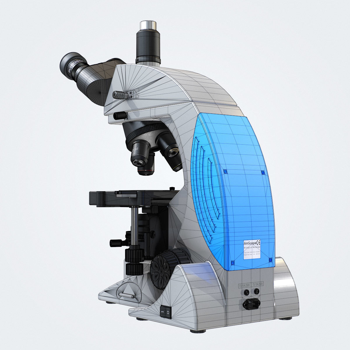 Optical Microscope 3D model_29