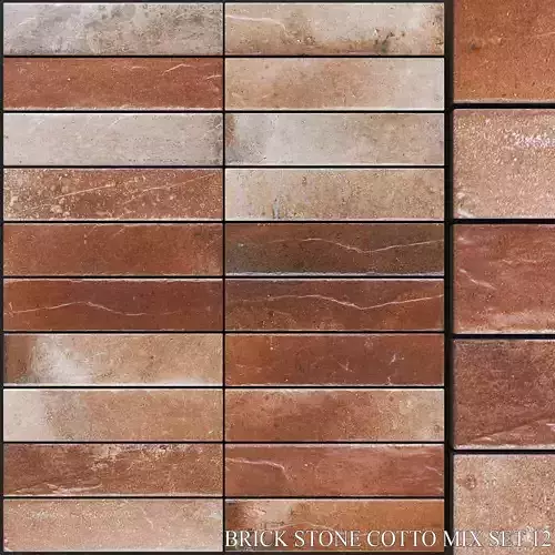 Yurtbay Seramik Brick Stone Cotto Mix Set 12