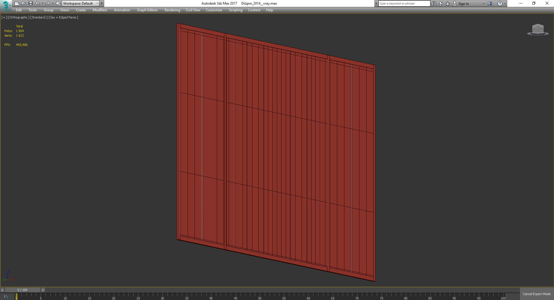 Headboard Premium PRO low poly 3d model Low-poly 3D model_3