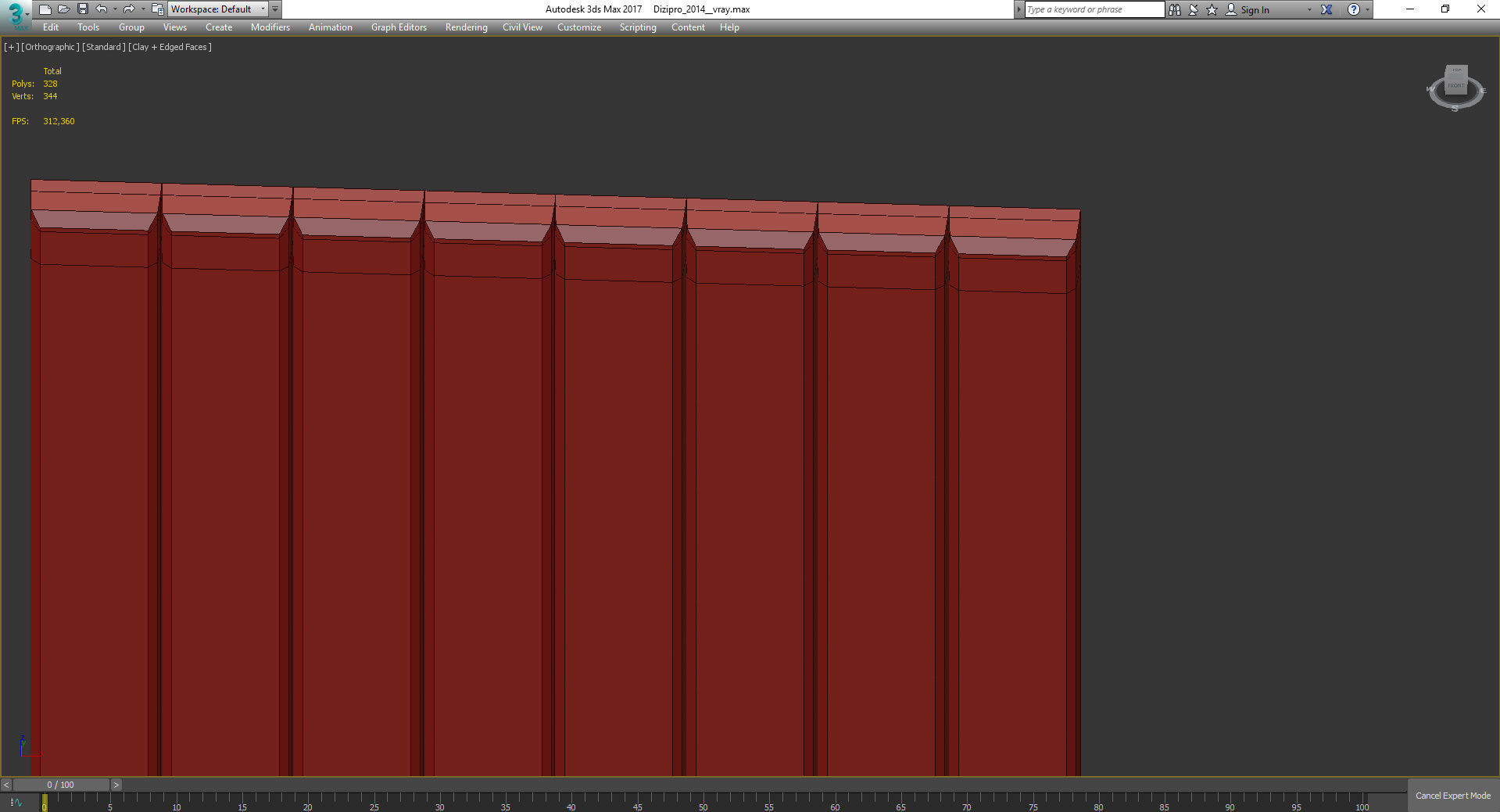 Headboard 3d model two acoustic panels Low-poly 3D model_4