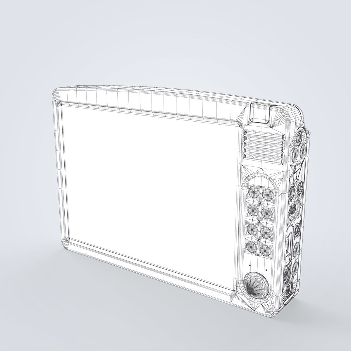 Patient Monitor 3D model_28