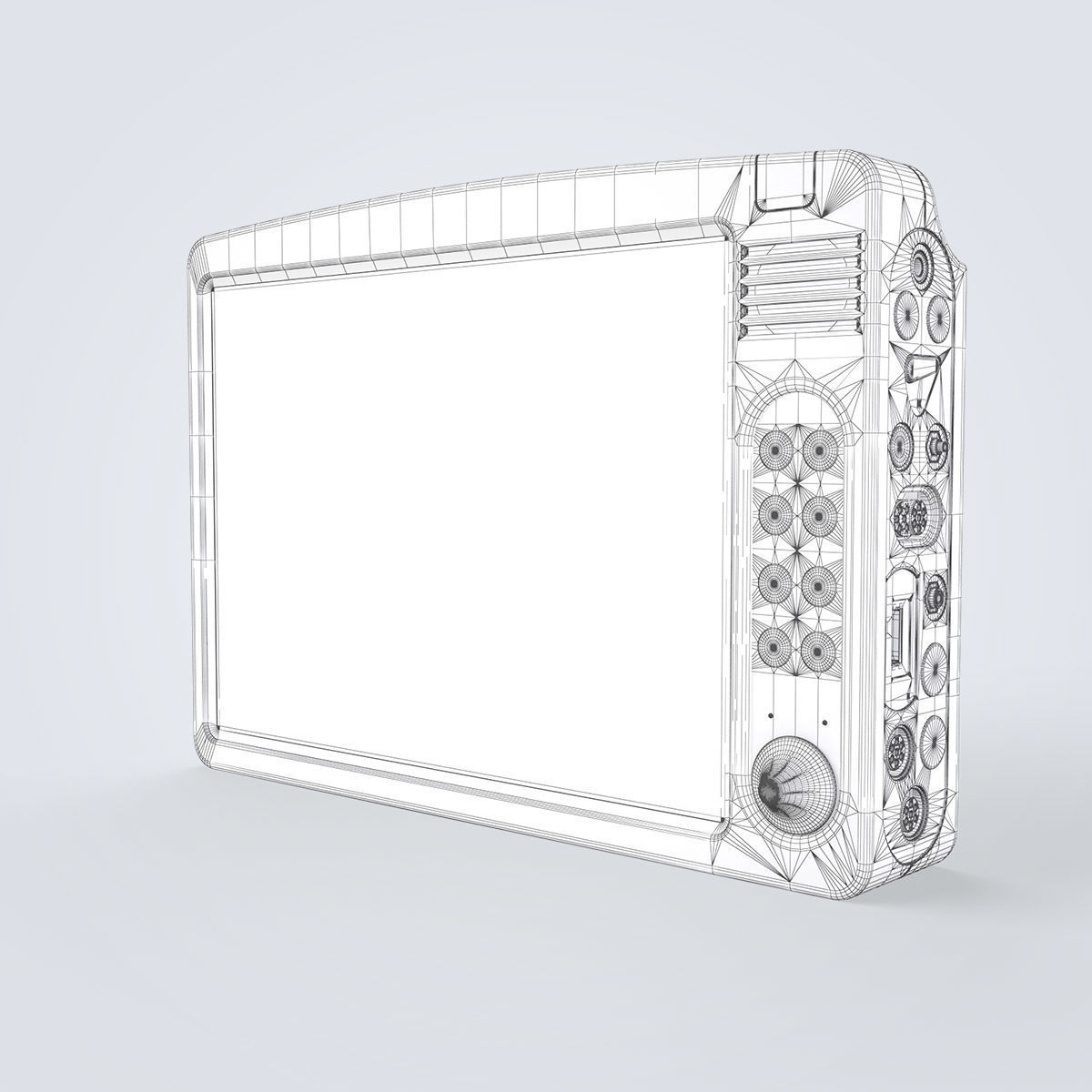 Patient Monitor 3D model_26