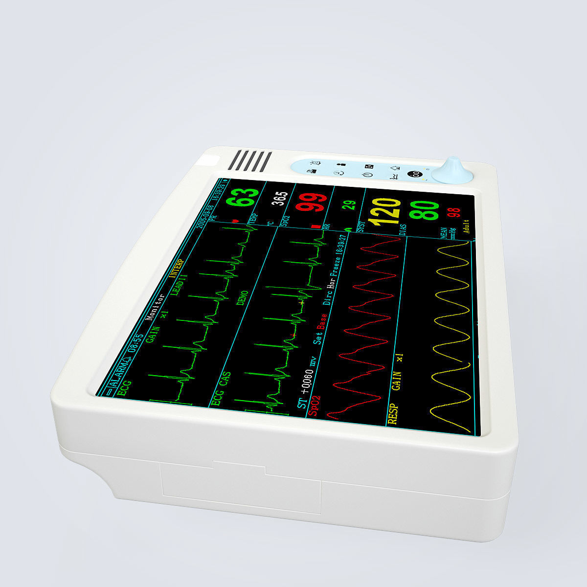 Patient Monitor 3D model_7