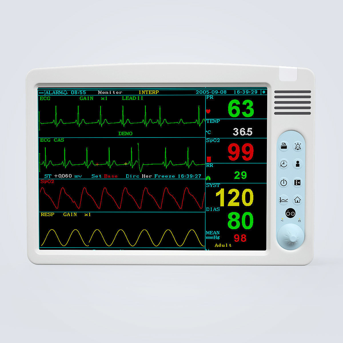 Patient Monitor 3D model_2