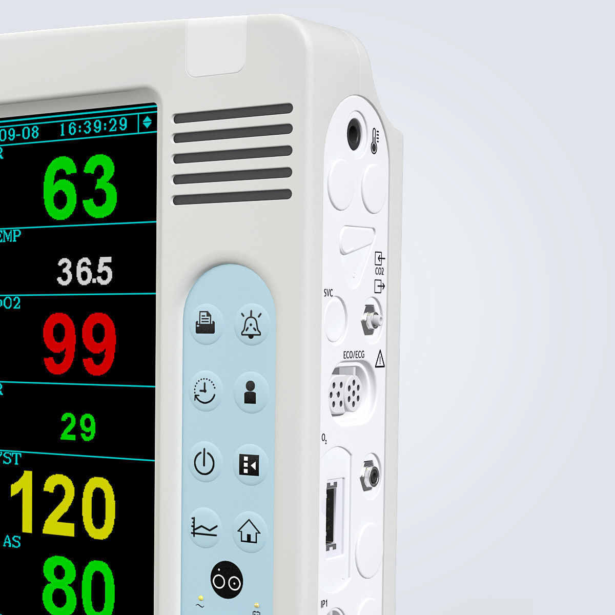 Patient Monitor 3D model_19
