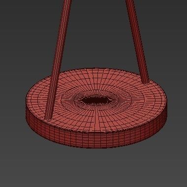 Heathfield Coupole table lamp 3D model_3