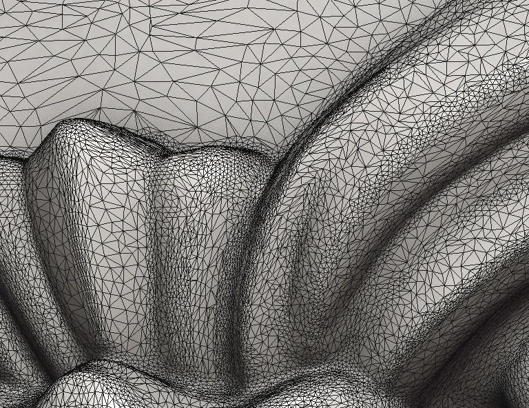 Female woman Face Mascaron 3D print model_18