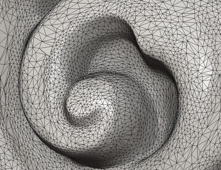 Female woman Face Mascaron 3D print model_19