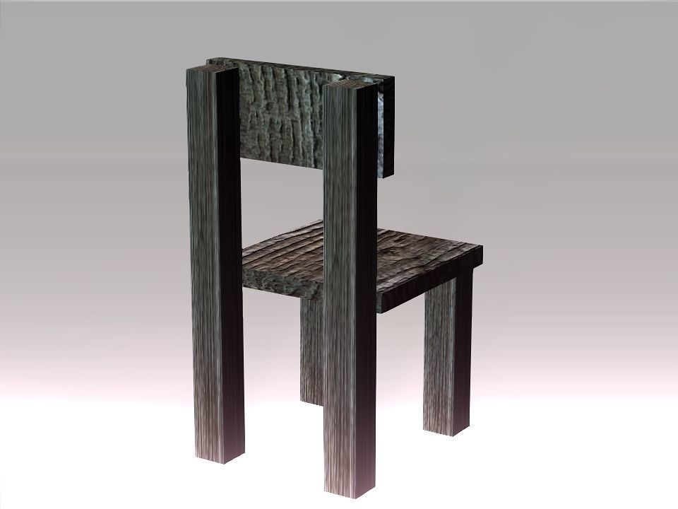 Poor Carpenter furniture collection Low-poly 3D model_25