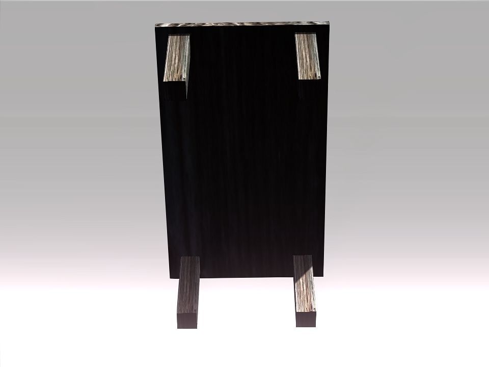 Poor Carpenter furniture collection Low-poly 3D model_16