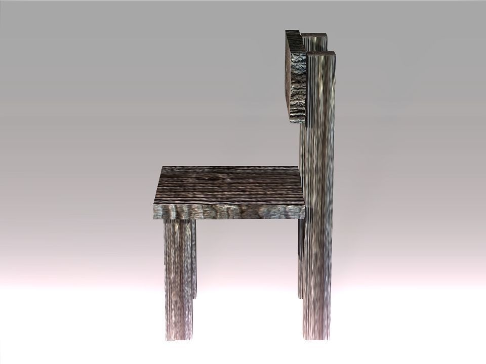 Poor Carpenter furniture collection Low-poly 3D model_20